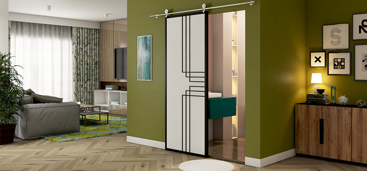 sliding bathroom door installation in Citrus Heights